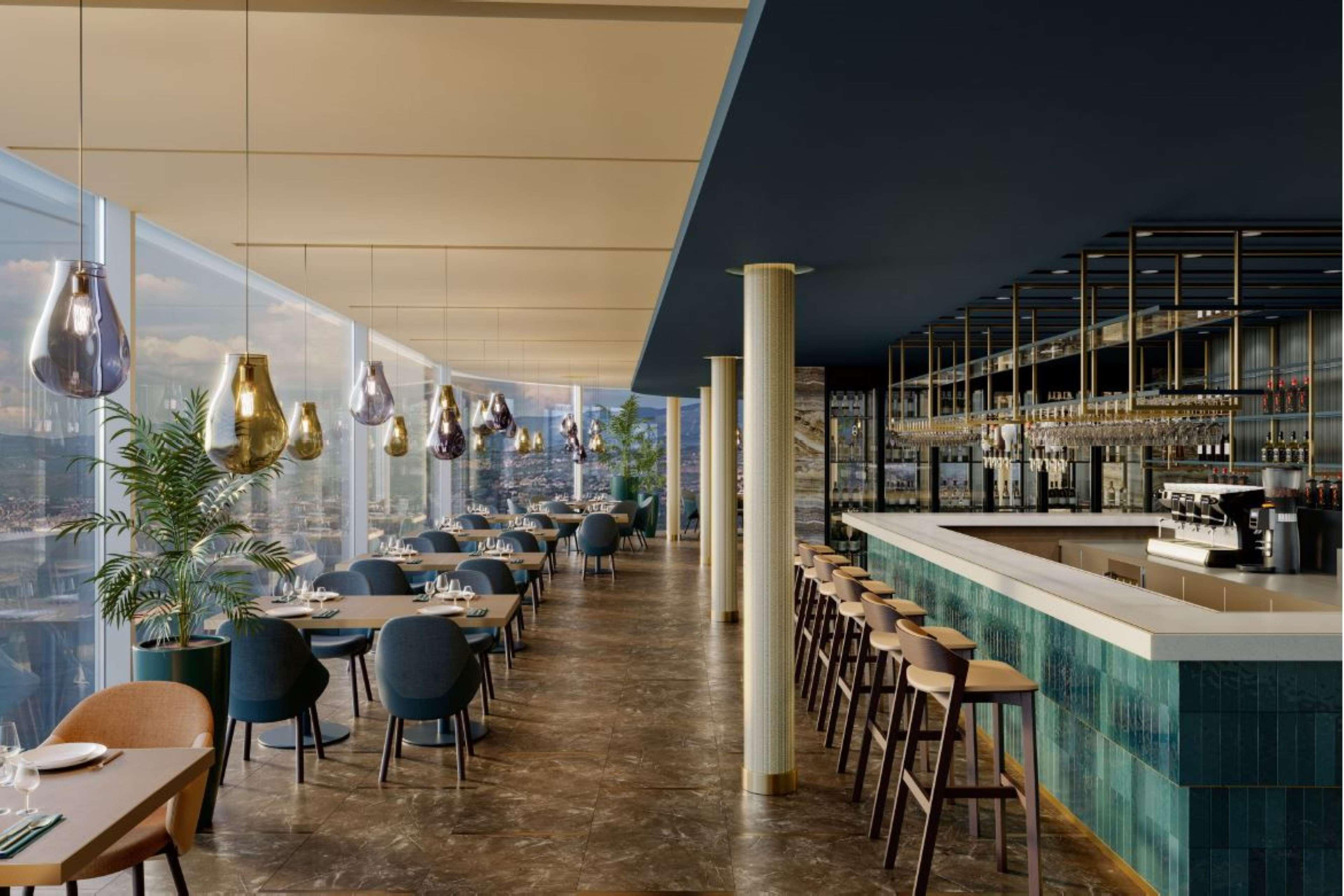 Hilton Rijeka Costabella Beach Resort And Spa Luaran gambar The restaurant