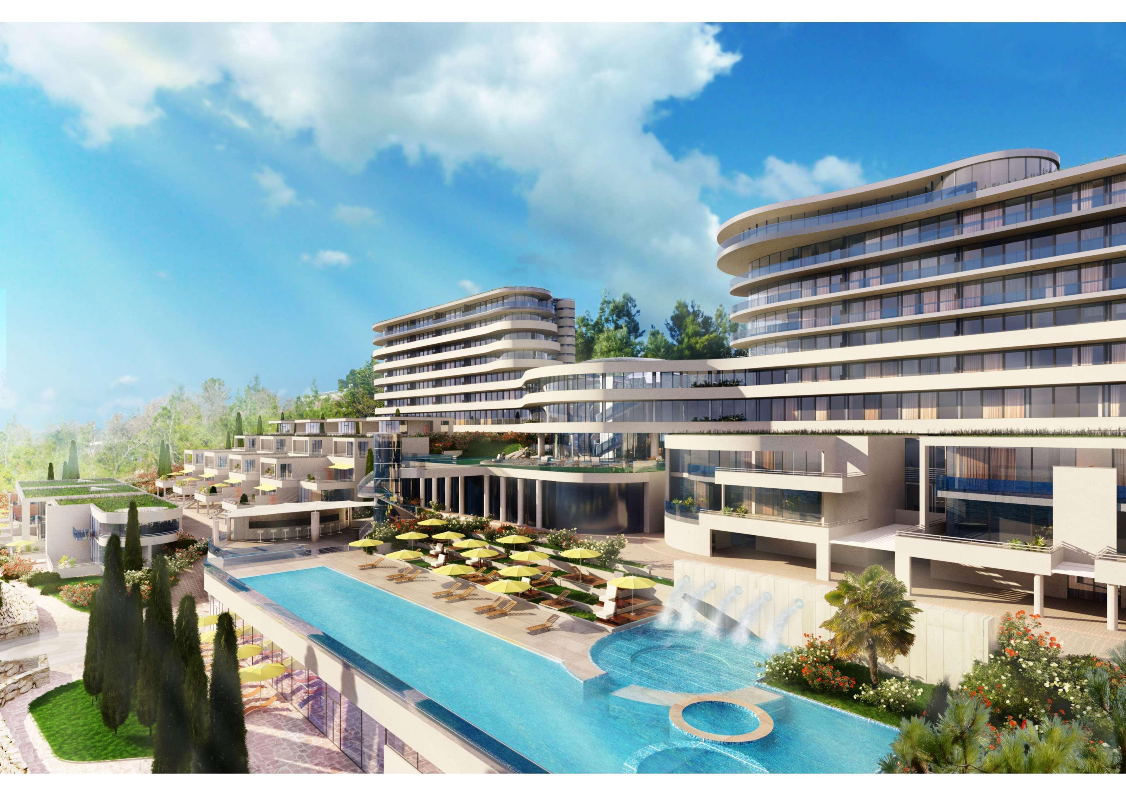 Hilton Rijeka Costabella Beach Resort And Spa Luaran gambar The complex